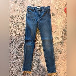 Madewell Women's Dark Blue Skinny Jeans